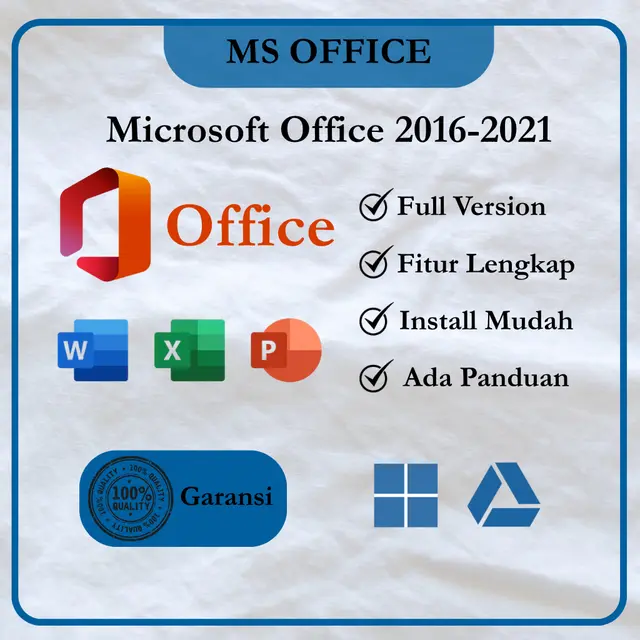 Katalog Microsoft Office & Microsoft 2016 - 2021